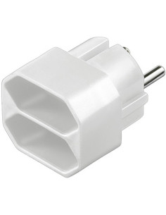 Goobay 51000 adaptador e inversor de corriente Blanco