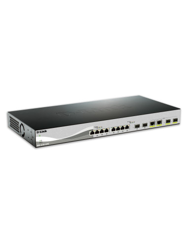 D-Link DXS-1210-12TC E switch Gestionado L2 10G Ethernet (100 1000 10000) 1U Negro, Plata
