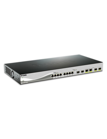 D-Link DXS-1210-12TC E switch Gestionado L2 10G Ethernet (100 1000 10000) 1U Negro, Plata