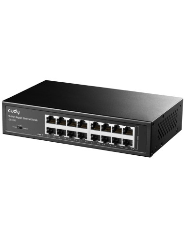 Cudy GS1016 switch Gigabit Ethernet (10 100 1000) Negro