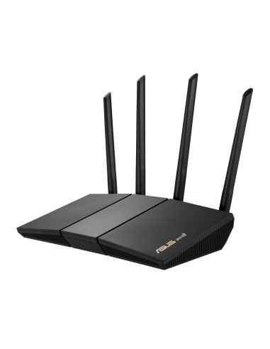 ASUS RT-AX57 router inalámbrico Gigabit Ethernet Doble banda (2,4 GHz   5 GHz) Negro