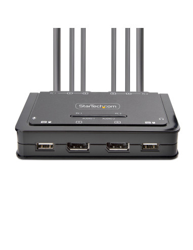 StarTech.com C2-DD46-UA2-CBL-KVM interruptor KVM Negro