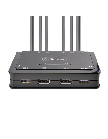 StarTech.com C2-DD46-UA2-CBL-KVM interruptor KVM Negro