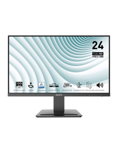 MSI Pro MP243X pantalla para PC 60,5 cm (23.8") 1920 x 1080 Pixeles Full HD Negro
