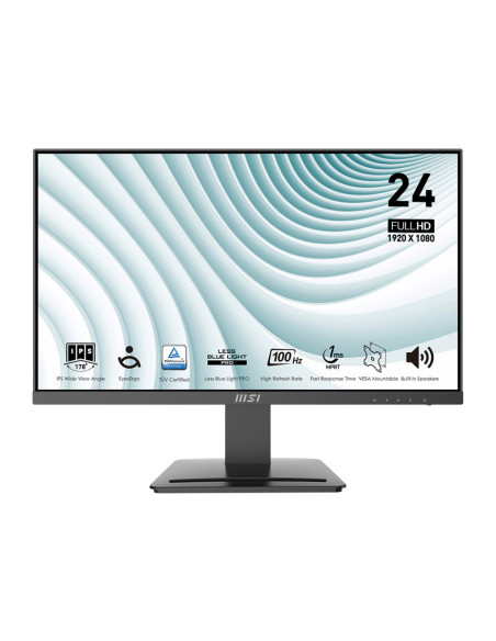 MSI Pro MP243X pantalla para PC 60,5 cm (23.8") 1920 x 1080 Pixeles Full HD Negro