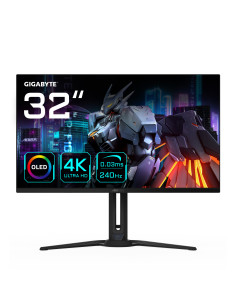 GIGABYTE AORUS Monitor de juegos OLED FO32U2 de 32” - 3840 x 2160 (UHD), 240Hz, 0.03ms, KVM, 250 cd m², FreeSync Premium Pro,