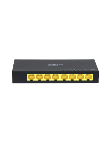 Dahua Technology Access DH-PFS3008-8GT switch No administrado L2 Gigabit Ethernet (10 100 1000) Negro