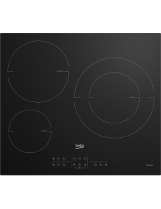 Beko HIIS63206M hobs Negro Integrado 58 cm Con placa de inducción 3 zona(s)