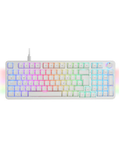 Mars Gaming MKPROWBES teclado Juego USB QWERTY Español Blanco 2