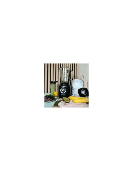 Bourgini 21.3002.00.00 licuadora 1,75 L Batidora de vaso 1000 W Negro, Transparente