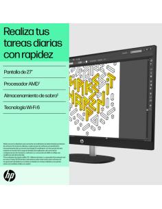 HP 27-cr0026ns AMD Ryzen™ 3 7320U 68,6 cm (27") 1920 x 1080 Pixeles PC todo en uno 8 GB LPDDR5-SDRAM 512 GB SSD Windows 11 Home 