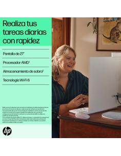 HP 27-cr0026ns AMD Ryzen™ 3 7320U 68,6 cm (27") 1920 x 1080 Pixeles PC todo en uno 8 GB LPDDR5-SDRAM 512 GB SSD Windows 11 Home  2