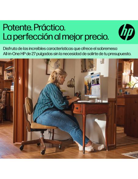 HP 27-cr0026ns AMD Ryzen™ 3 7320U 68,6 cm (27") 1920 x 1080 Pixeles PC todo en uno 8 GB LPDDR5-SDRAM 512 GB SSD Windows 11 Home 