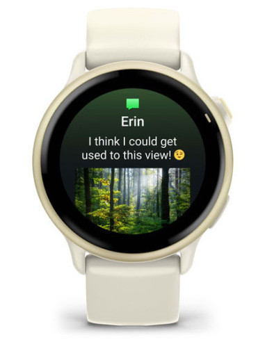 Garmin vívoactive 6 3,05 cm (1.2") AMOLED 42 mm Digital 390 x 390 Pixeles Pantalla táctil Blanco Wifi GPS (satélite)