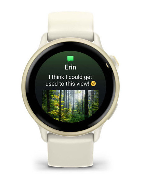 Garmin vívoactive 6 3,05 cm (1.2") AMOLED 42 mm Digital 390 x 390 Pixeles Pantalla táctil Blanco Wifi GPS (satélite)