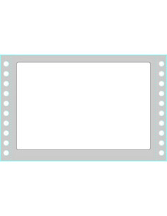 Tico TAB1-1499 etiqueta autoadhesiva Rectángulo Permanente Blanco 1500 pieza(s)