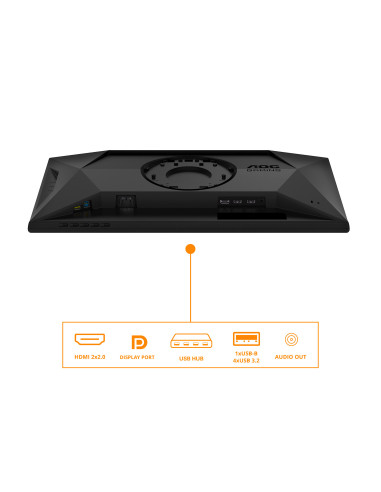 AOC G4 25G4SXU pantalla para PC 62,2 cm (24.5") 1920 x 1080 Pixeles Full HD LED Negro, Gris