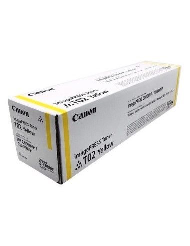 Canon T02 cartucho de tóner 1 pieza(s) Original Amarillo