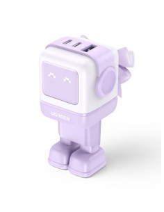 Ugreen Nexode RG 65W 3-Port GaN Ordenador portátil, Teléfono móvil, Ratón, Portátil, Batería portátil, Teléfono Rosa Corriente