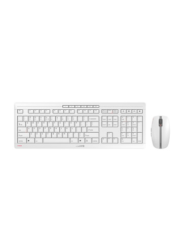 CHERRY Stream Desktop Recharge teclado Ratón incluido Universal RF inalámbrico QWERTY Inglés Gris