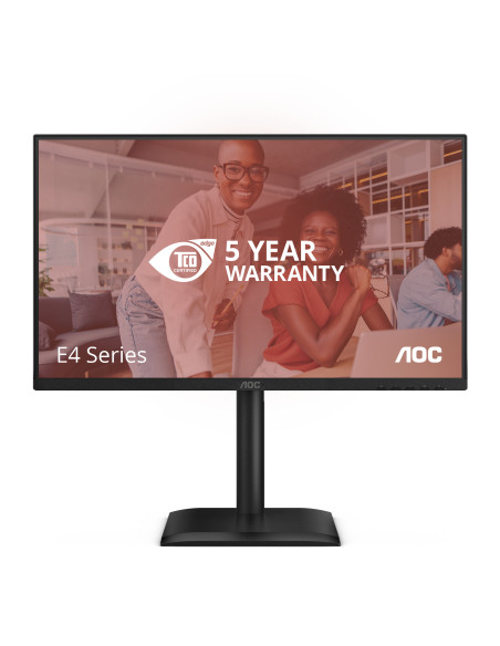 AOC 24E4U pantalla para PC 60,5 cm (23.8") 1920 x 1080 Pixeles Full HD LED Negro