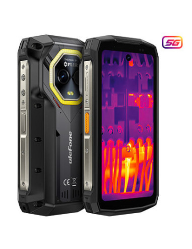 Ulefone Armor Mini 20T Pro 11,9 cm (4.7") SIM doble Android 14 5G USB Tipo C 8 GB 256 GB 6200 mAh Negro