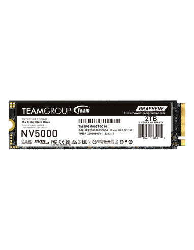 Team Group NV5000 2 TB M.2 PCI Express 4.0 NVMe 3D NAND