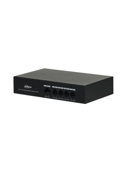 Dahua Technology PoE DH-PFS3005-4ET-36 switch No administrado L2 Fast Ethernet (10 100) Energía sobre Ethernet (PoE) Negro