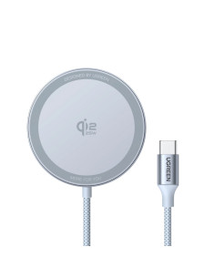 Ugreen MagFlow Smartphone Gris USB Cargador inalámbrico Auto