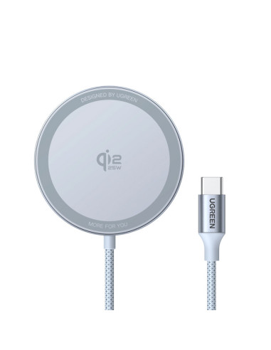 Ugreen MagFlow Smartphone Gris USB Cargador inalámbrico Auto