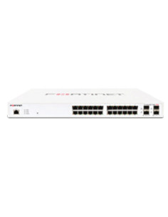 Fortinet FS-124E-POE switch Gestionado L2 Gigabit Ethernet (10 100 1000) Energía sobre Ethernet (PoE) 1U Blanco