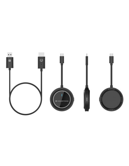 Conceptronic ATHERIC01B adaptador de pantalla inalámbrico HDMI USB Full HD Mochila