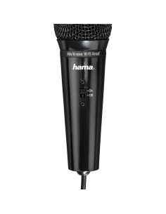 Hama | Micrófono con trípode, conexión jack 3,5mm, ideal para Podcast o conferencias, color negro. 2