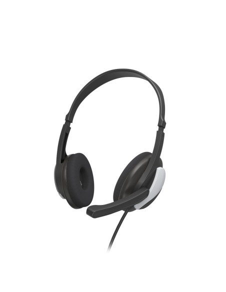 Hama | "HS-P100 V2" Auriculares de oficina para PC, estéreo, negro