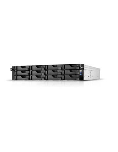 Asustor AS6512RD NAS Bastidor (2U) Intel Atom® C3538 8 GB DDR4 0 TB ADM Negro