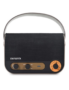 Aiwa RBTU-600 altavoz portátil o de fiesta Altavoz monofónico portátil Beige, Negro 5 W