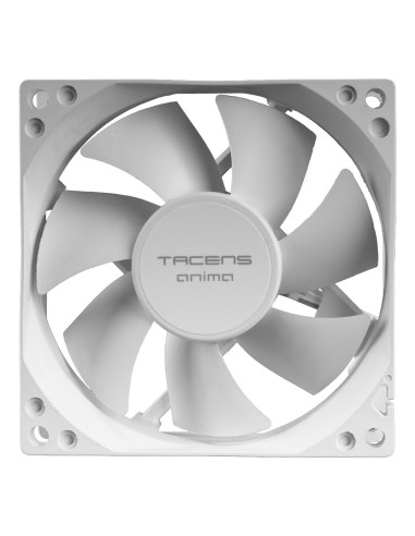 Tacens Anima AF8X2W sistema de refrigeración para ordenador Carcasa del ordenador Ventilador 8 cm Blanco 1 pieza(s)