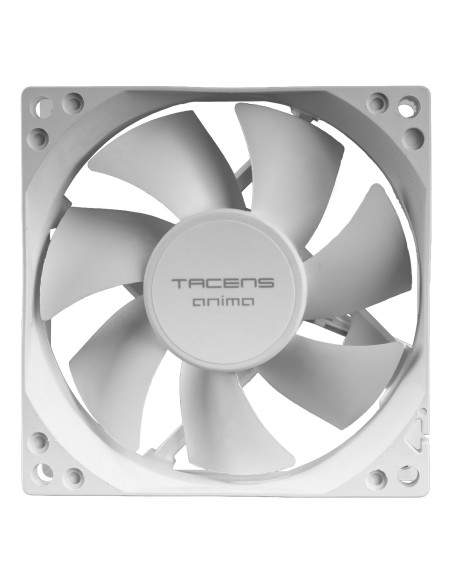 Tacens Anima AF8X2W sistema de refrigeración para ordenador Carcasa del ordenador Ventilador 8 cm Blanco 1 pieza(s)