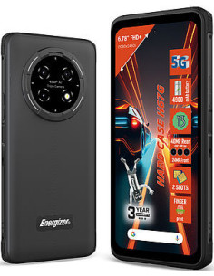 Energizer H67G 17,2 cm (6.78") SIM doble Android 13 5G USB Tipo C 4 GB 128 GB 4900 mAh Negro