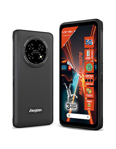 Energizer H67G 17,2 cm (6.78") SIM doble Android 13 5G USB Tipo C 4 GB 128 GB 4900 mAh Negro
