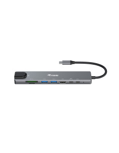 Equip 133497 base para portátil y replicador de puertos Alámbrico USB Tipo C Negro, Gris 2