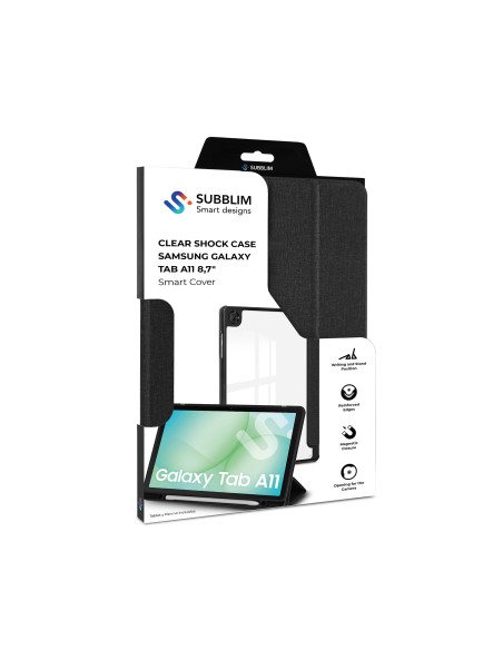 SUBBLIM SUBCST-5SC040 funda para tablet 20,3 cm (8") Libro Negro