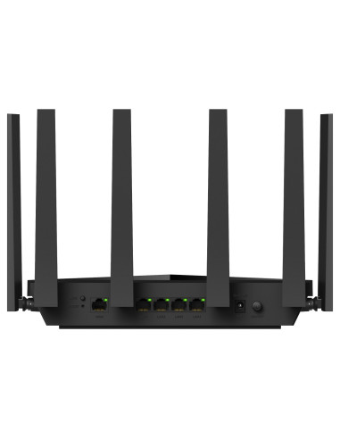 Cudy WR6500 router inalámbrico Gigabit Ethernet Doble banda (2,4 GHz   5 GHz) Negro