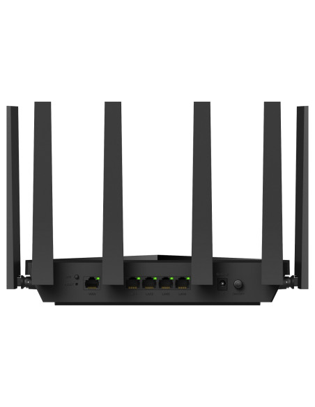Cudy WR6500 router inalámbrico Gigabit Ethernet Doble banda (2,4 GHz   5 GHz) Negro