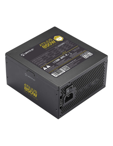 UNYKAch Fuente de Alimentación ATX Atilius 3.1 Black 850W Gold
