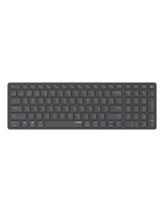 Rapoo E9700M teclado Oficina RF Wireless + Bluetooth QWERTY Gris