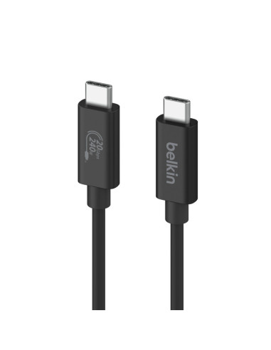Belkin INZ004BT2MBK cable USB USB4 Gen 2x2 2 m USB C Negro