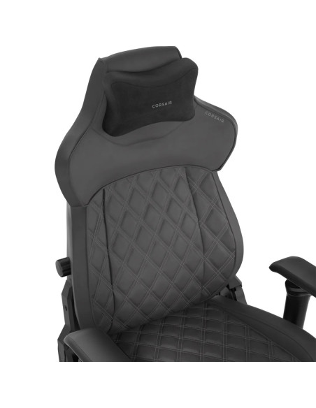 Corsair TC500 LUXE Silla para videojuegos de PC Asiento acolchado Negro