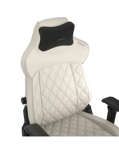 Corsair TC500 LUXE Silla para videojuegos de PC Asiento acolchado Beige