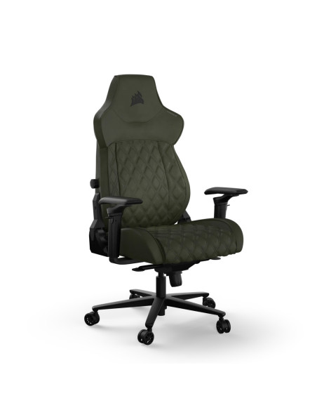 Corsair TC500 LUXE Silla para videojuegos de PC Asiento acolchado Verde